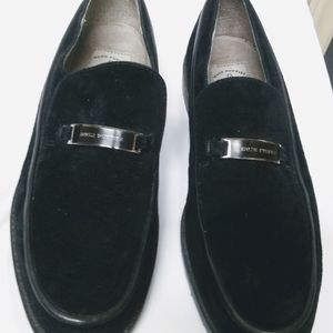 Black suede hush puppies
